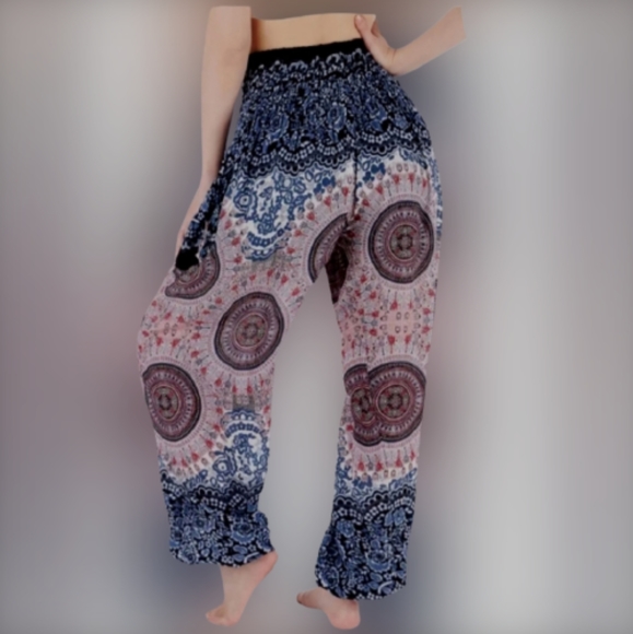 Harem Pants Pants - Harem Pants Screen Print